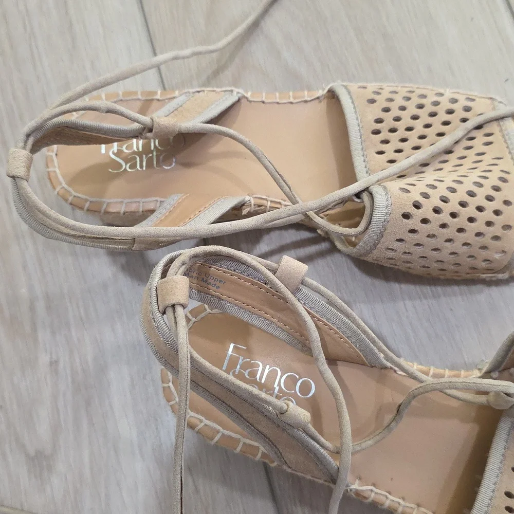 Franco Sarto Women's Beige Espadrilles